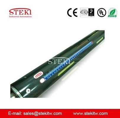 STEKI 2024 3&quot; rivestito con ossido nero Tipo scorrevole Albero d'aria Corpo in alluminio 30 mm Fine quadrata L1 1600 mm L3 1920