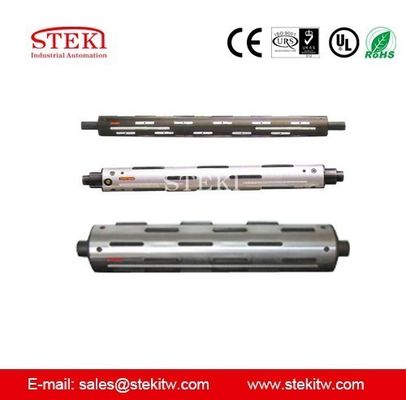 STEKI 2024 3&quot; rivestito con ossido nero Tipo scorrevole Albero d'aria Corpo in alluminio 30 mm Fine quadrata L1 1600 mm L3 1920