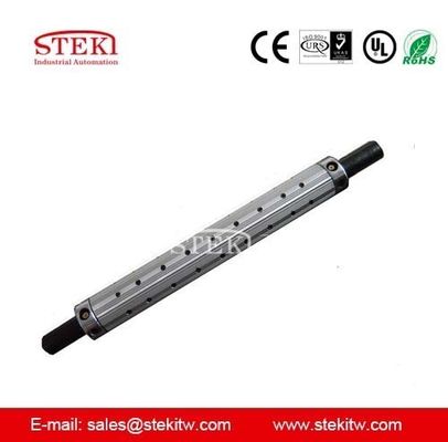 STEKI 2024 3&quot; rivestito con ossido nero Tipo scorrevole Albero d'aria Corpo in alluminio 30 mm Fine quadrata L1 1600 mm L3 1920