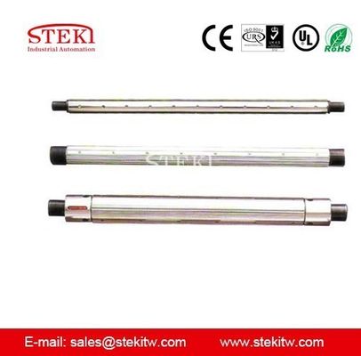 STEKI 2024 3&quot; rivestito con ossido nero Tipo scorrevole Albero d'aria Corpo in alluminio 30 mm Fine quadrata L1 1600 mm L3 1920